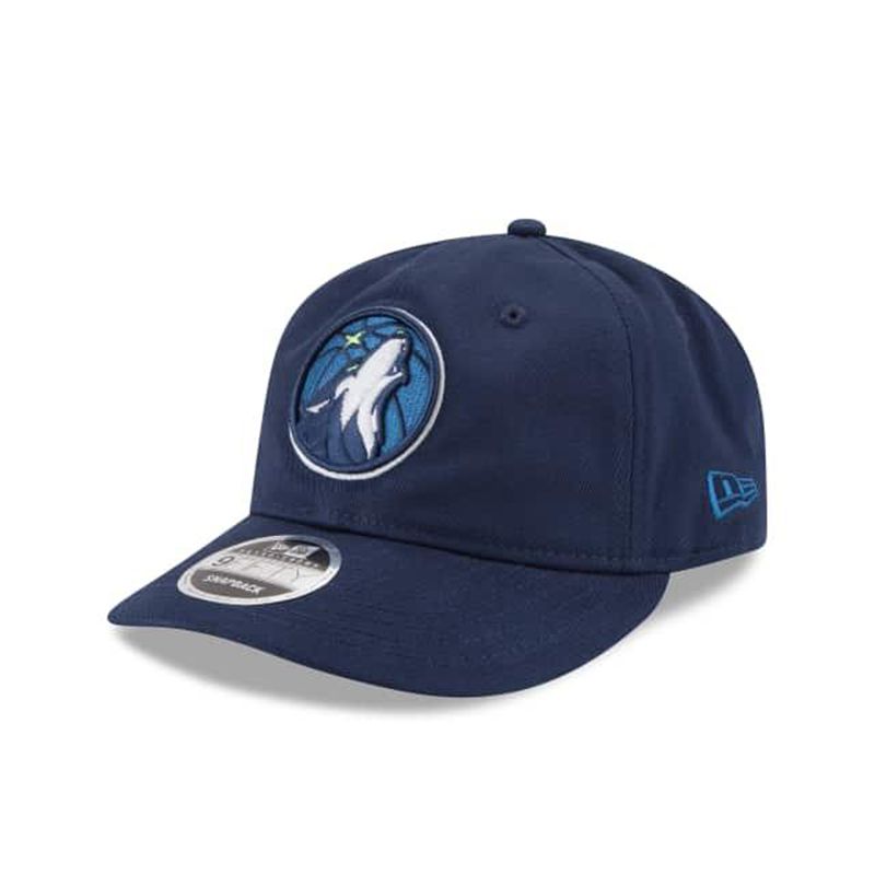 NBA Minnesota Timberwolves Team Choice Retro Crown 9Fifty Snapback (LVT7161) - Blue New Era Caps